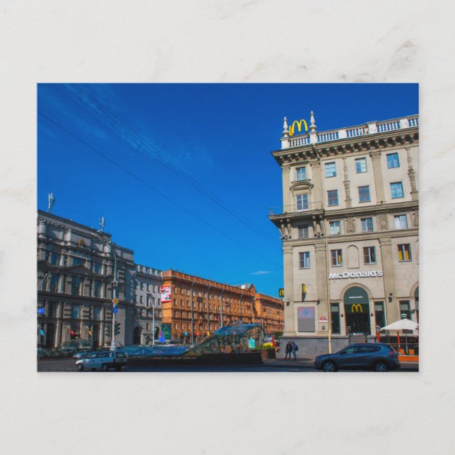 Postal Bielorrusia Б л а р с~~ Minsk Architecture Life Ci (Anverso)