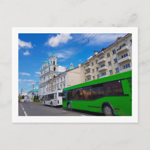 Postal Bielorrusia Grodnsin Cityscape City View Architect
