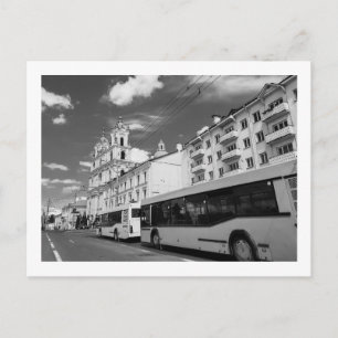 Postal Bielorrusia Grodnsin Cityscape City View Architect