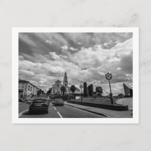 Postal Bielorrusia Grodnsin Cityscape City View Architect