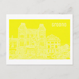Postal Bielorrusia Grodnsin Cityscape City View Architect