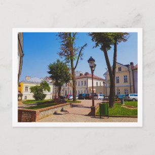 Postal Bielorrusia Grodnsin Cityscape City View Architect