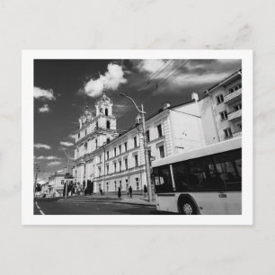 Postal Bielorrusia Grodnsin Cityscape City View Architect