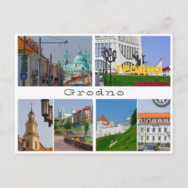 Postal Bielorrusia Grodsin Cityscape City