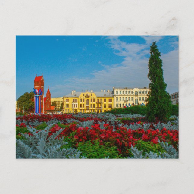 Postal Bielorrusia Minsk Architecture Life Cityscape Natu (Anverso)