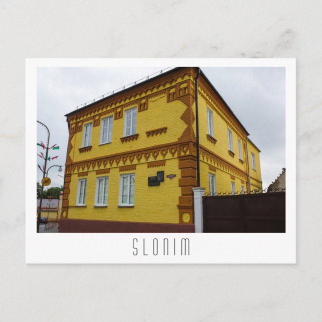 Postal Bielorrusia Slonim City View Architecture (Anverso)