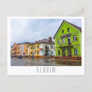 Postal Bielorrusia Slonim City View Architecture