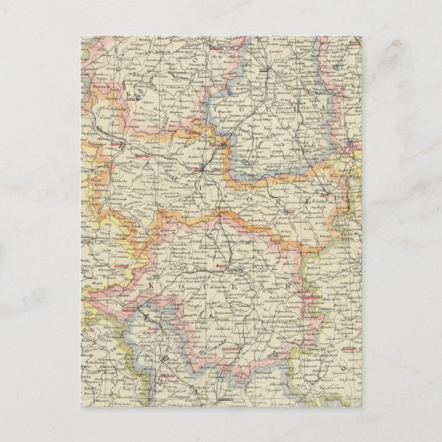 Postal Bielorrusia y Ucrania (Anverso)