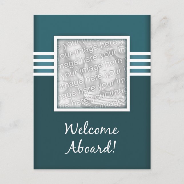 Postal bienvenida a bordo (Anverso)