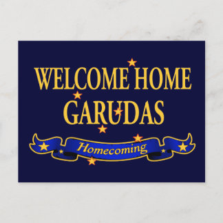 Postal Bienvenida a casa Garudas