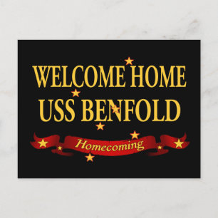 Postal Bienvenida a casa USS Benfold