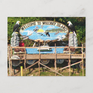 Postal Bienvenida a la isla Whidbey