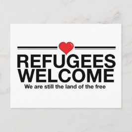 Postal Bienvenida a los refugiados