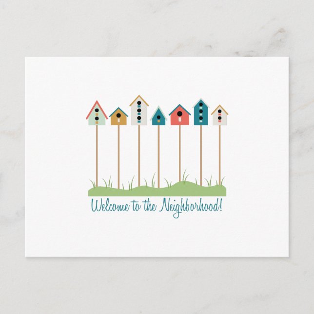 Postal Bienvenida al vecindario (Anverso)