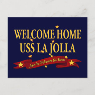 Postal Bienvenida Casa USS La Jolla