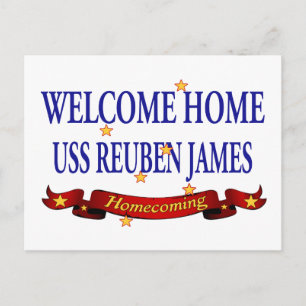 Postal Bienvenida Casa USS Reuben James