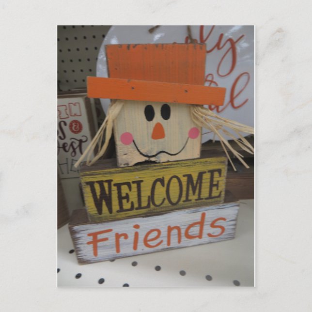 Postal Bienvenida de Acción de Gracias (Anverso)