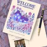 Postal Bienvenida Flores de Campesinos de Bienes Raíces<br><div class="desc">Personalizar esta postal de marketing inmobiliario con tu propio texto en la parte delantera y trasera, ¡y agrega tu foto también! Haga clic en "Personalizar" para editar el texto. A continuación, haga clic en "editar mediante la herramienta de diseño" para ajustar las fuentes, los colores y las colocaciones. Revisa mi...</div>