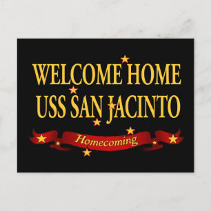 Postal Bienvenida Hogar USS San Jacinto