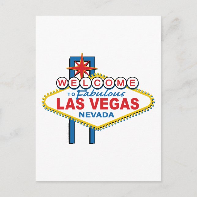 Postal Bienvenido a Fabuloso Las Vegas (Anverso)