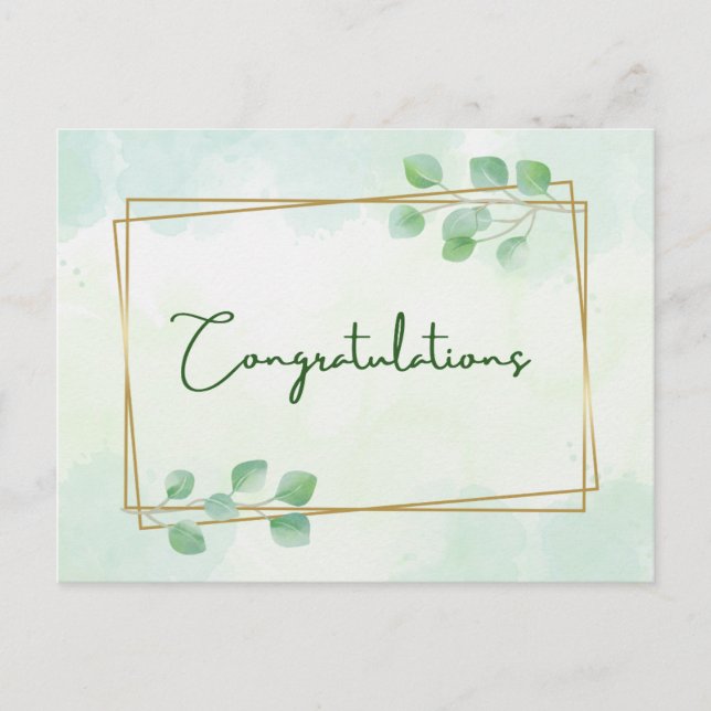 Postal Bienvenido/a hermoso/a  (Anverso)