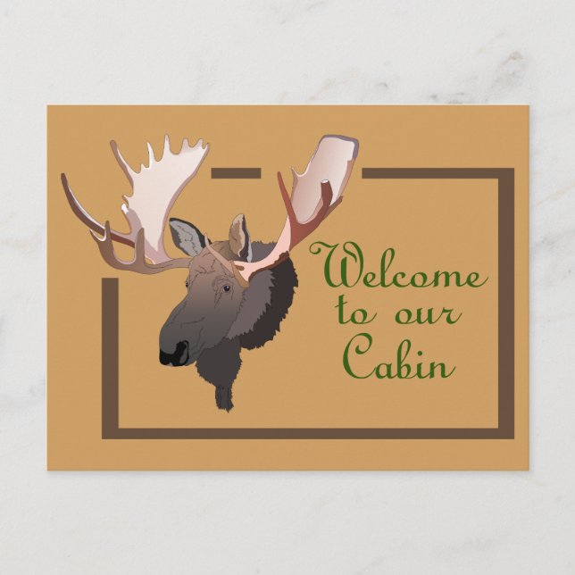 Postal Bienvenido a nuestra cabina (Anverso)