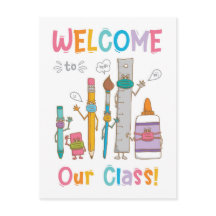 Bienvenido a nuestra clase (vertical)