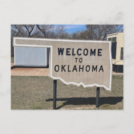 Postal Bienvenido a Oklahoma