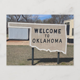 Postal Bienvenido a Oklahoma
