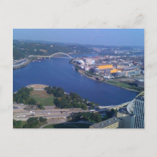 Postal bienvenido a pittsburgh