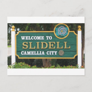 Postal Bienvenido A Slidell
