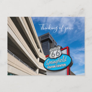 Postal Bienvenido A Springfield MO Pensando En Usted Post