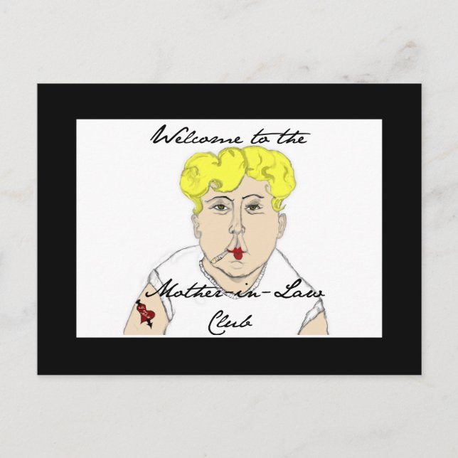 Postal Bienvenido al consejo del club de abogados Madre e (Anverso)