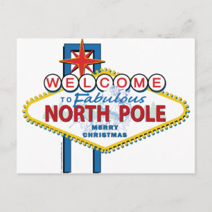 Postal Bienvenido al Fabuloso Polo Norte