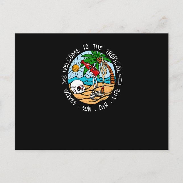 Postal Bienvenido al Tropical (Anverso)
