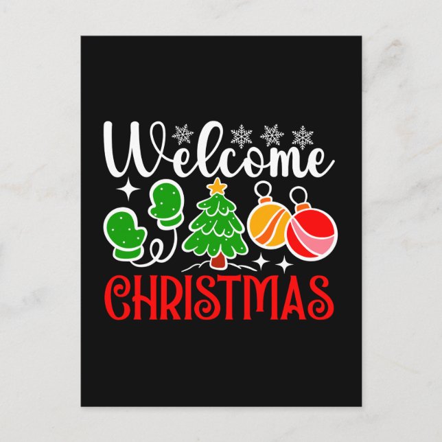 Postal Bienvenido Navidad-63758 (Anverso)