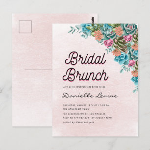 Postal Bienvenidos a Baby Shower de verano de Watercolor