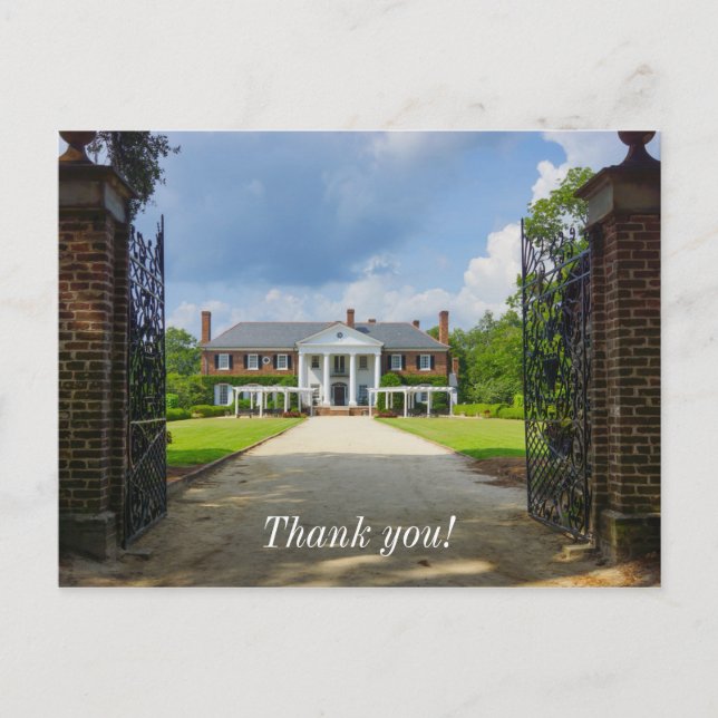 Postal Bienvenidos a Boone Hall (Anverso)