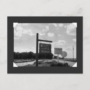 Postal Bienvenidos a Colorful Colorado