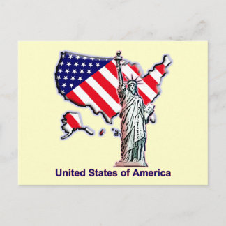 Postal Bienvenidos a Estados Unidos