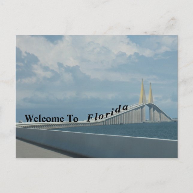 Postal Bienvenidos A Florida (Anverso)