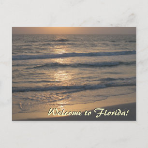 Postal Bienvenidos a Florida