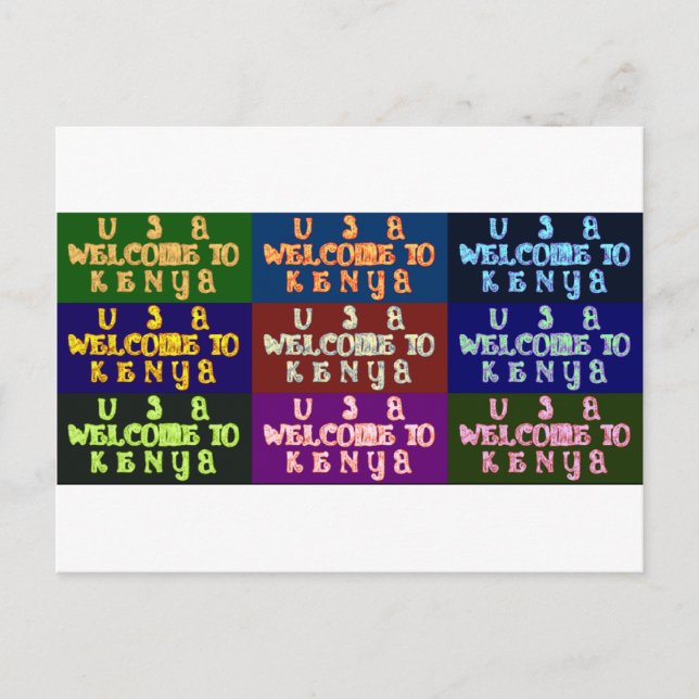 Postal Bienvenidos a Hakuna Matata en Kenia.png (Anverso)