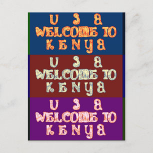 Postal Bienvenidos a Hakuna Matata en Kenia.png