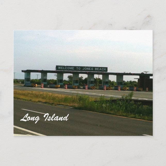 Postal Bienvenidos A La Playa Jones (Anverso)