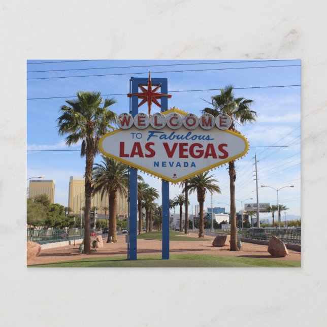 Postal ¡Bienvenidos A La Postcard De Las Vegas! (Anverso)