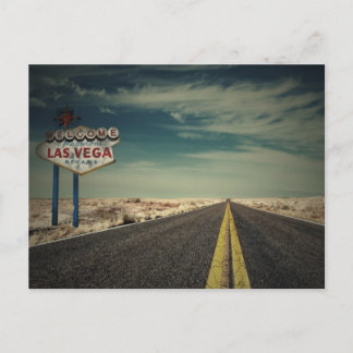 Postal Bienvenidos a Las Vegas