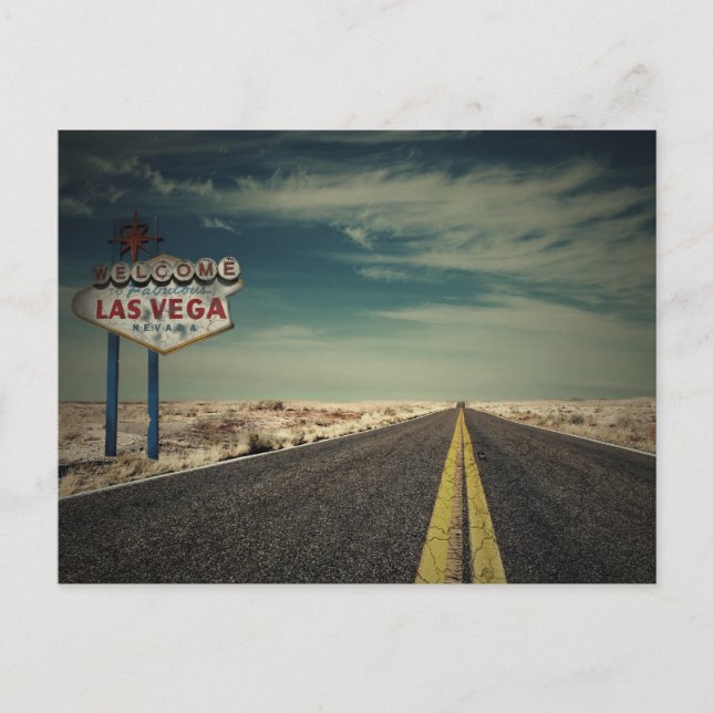 Postal Bienvenidos a Las Vegas (Anverso)