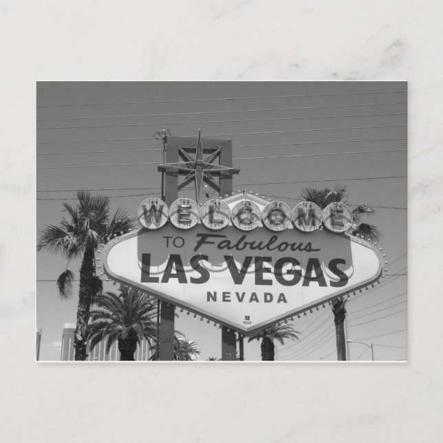 Postal Bienvenidos a Las Vegas (Anverso)