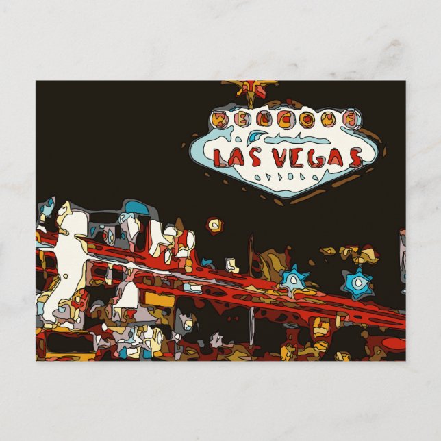 Postal ¡Bienvenidos a Las Vegas Baby! (Anverso)